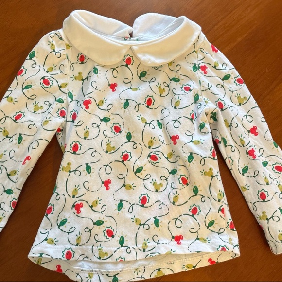 Disney Baby Minnie Mouse Holiday Outfit – 3pc Set (Dress, Top & Tights) - Picture 3 of 4